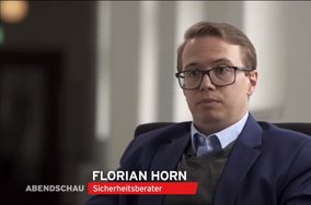 Sicherheitsberater Florian Horn als Experte im RBB
